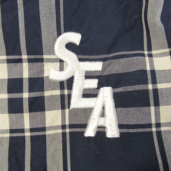実際に弊社で買取させて頂いたF.C.Real Bristol×WIND AND SEA/ウィンダンシー BRISTOL SEA S/S BAGGY SHIRT/バギーシャツ FCRB-220153/XLの画像 4枚目