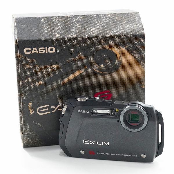 実際に弊社で買取させて頂いたCASIO/カシオ EXILM EX-G1 1210万画素 防水 防塵 コンパクトデジタルカメラ 動作確認済み
