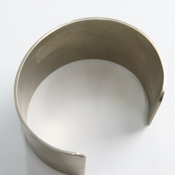 実際に弊社で買取させて頂いたAMP JAPAN/アンプジャパン German Silver Plane Bangle バングル 15AT-351の画像 5枚目