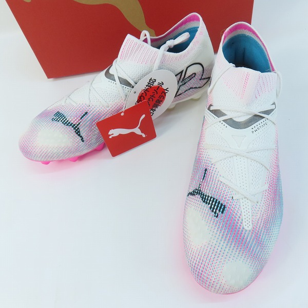 実際に弊社で買取させて頂いた【未使用】PUMA/プーマ Future 7 Ultimate/フューチャー アルティメット HG/AG 107702-01/24.5