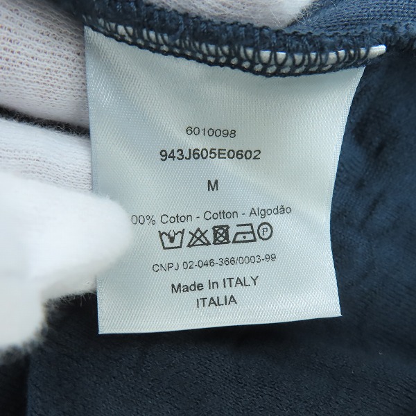 実際に弊社で買取させて頂いたDior HOMME/ディオールオム オブリーク パイル Tシャツ カットソー 943J605E0602/ Mの画像 3枚目