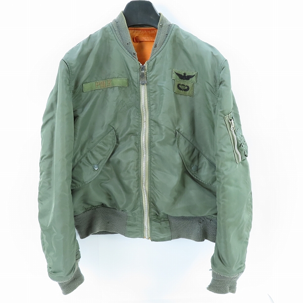 実際に弊社で買取させて頂いたUS ARMY/米軍実物 ALPHA INDUSTRIES社製/1972年製/70S/ヴィンテージ L-2Bジャケット M