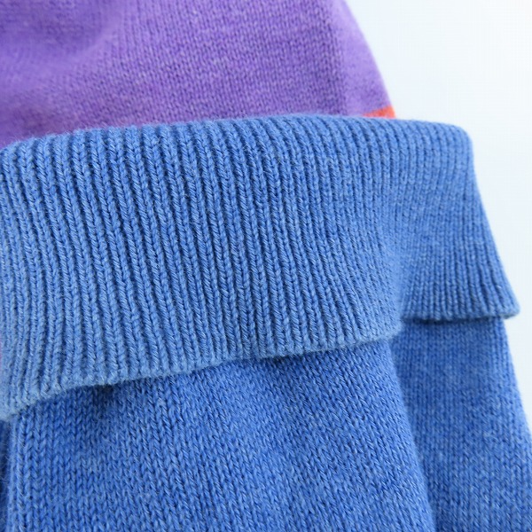 実際に弊社で買取させて頂いたFAT/エフエーティー コットン マルチカラー カーディガン F31310-KN04-AB/JUMBOの画像 4枚目