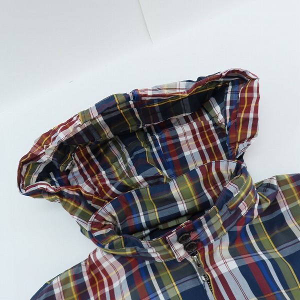 実際に弊社で買取させて頂いた【未使用】FRED PERRY/フレッドペリー Madras Check Harrington JKT JAPAN LIMITED/ジャケット F2625/Sの画像 5枚目