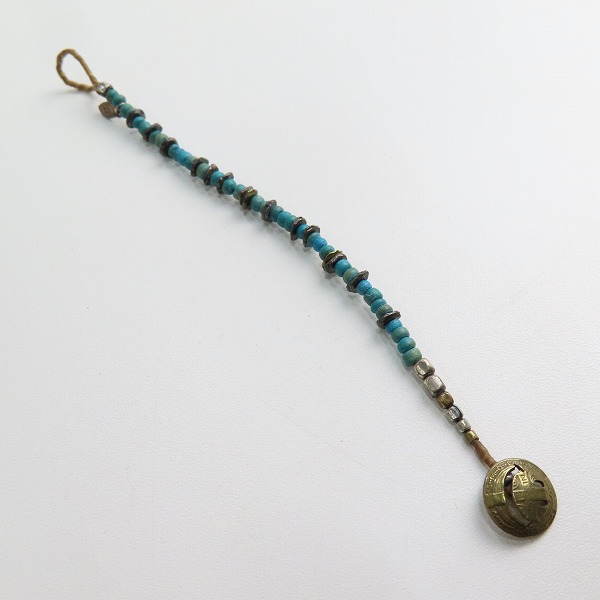 実際に弊社で買取させて頂いたAMP JAPAN/アンプジャパン Coconut Beads Bracelet/ココナッツ ビーズ ブレスレット ブルーの画像 7枚目