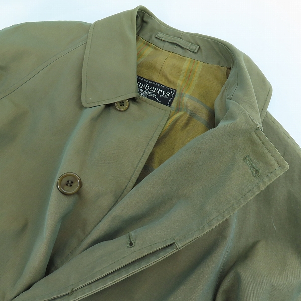実際に弊社で買取させて頂いたBurberrys/バーバリーズ FOR Harrodsハロッズ イングランド製 コートの画像 2枚目