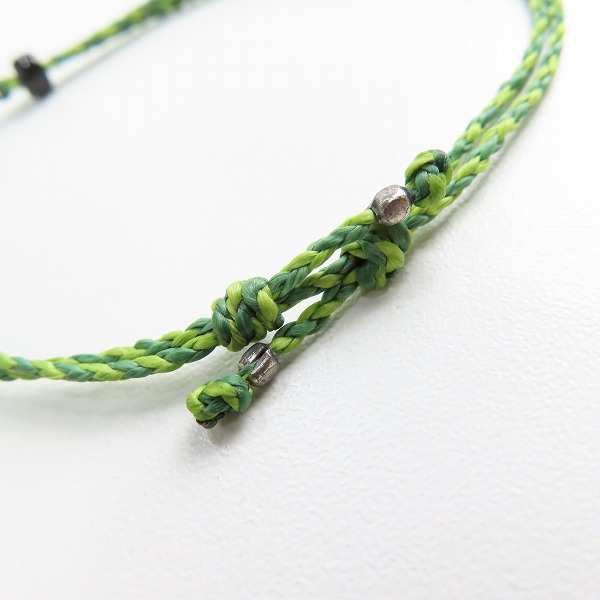 実際に弊社で買取させて頂いた(1)AMP JAPAN/アンプジャパン スター ブレスレット グリーンの画像 6枚目