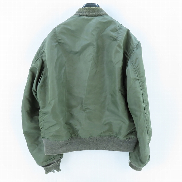 実際に弊社で買取させて頂いたUS ARMY/米軍実物 ALPHA INDUSTRIES社製/1972年製/70S/ヴィンテージ L-2Bジャケット Mの画像 1枚目