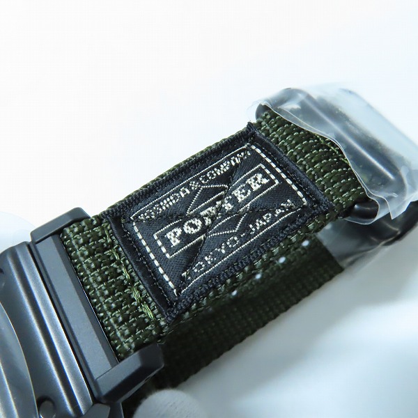 実際に弊社で買取させて頂いた【未使用】PORTER×G-SHOCK/ポーター×ジーショック 85th Special Edition/85周年記念モデル GM-5600EY-1JRの画像 5枚目