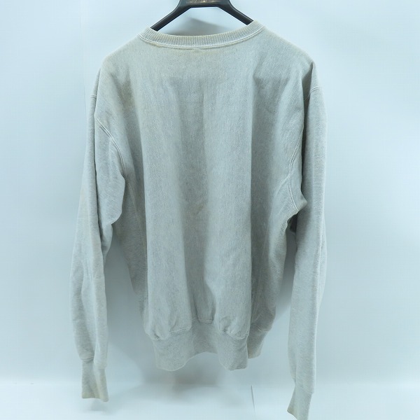 実際に弊社で買取させて頂いたAURALEE/オーラリー クルーネック スウェット/トレーナー グレー/4 の画像 1枚目