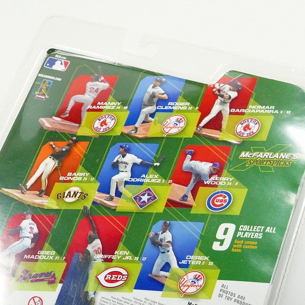 実際に弊社で買取させて頂いた【未開封】McFARLANE TOYS/マクファーレントイズ ニューヨーク・ヤンキース JORGE POSADA/ROGER CLEMENS フィギュア 2点セットの画像 7枚目