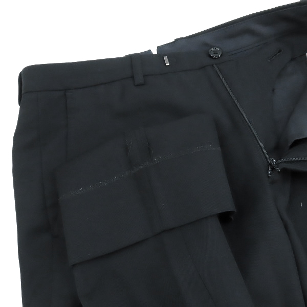 実際に弊社で買取させて頂いたLAD MUSICIAN/ラッドミュージシャン ウール スラックス/パンツ42の画像 2枚目