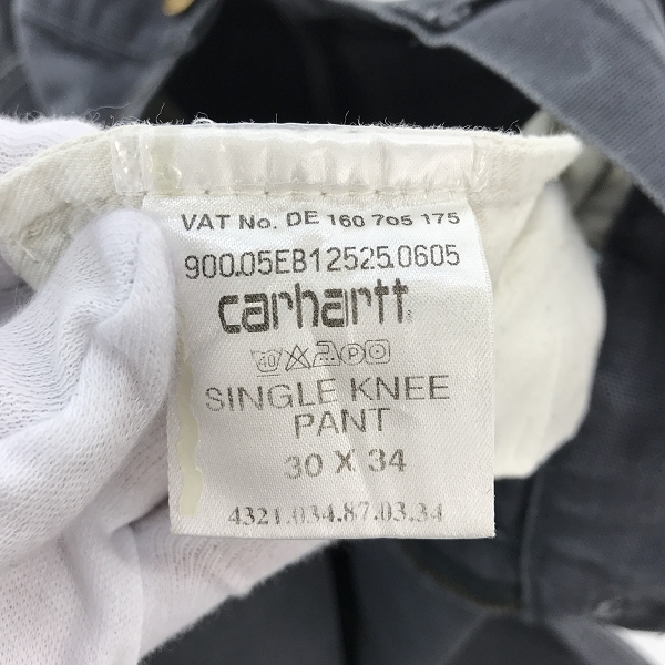 実際に弊社で買取させて頂いたCarhartt/カーハート SINGLE KNEE PANT/シングルニー ペインターパンツ/30×34の画像 3枚目