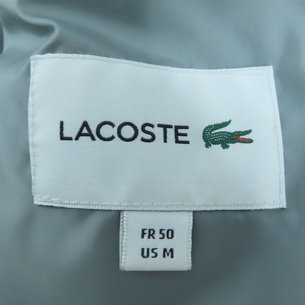 実際に弊社で買取させて頂いたLACOSTE/ラコステ  PIQUE DOWN JACKET /ピケ ダウンジャケット BH340EL 50の画像 2枚目