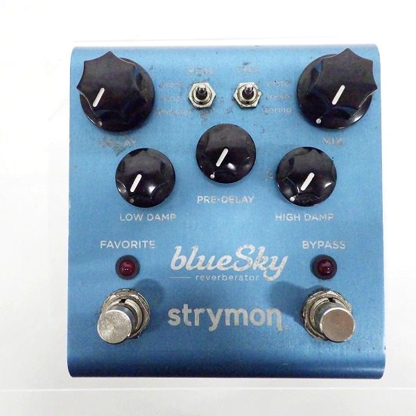 実際に弊社で買取させて頂いたStrymon/ストライモン blueSky ブルースカイ リバーブ マシーン エフェクター【動作確認済】