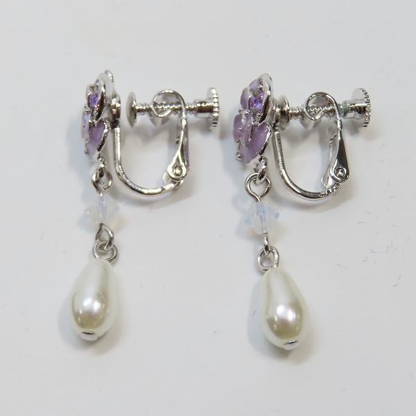 実際に弊社で買取させて頂いたANNA SUI/アナスイ ローズトップ/パール ネックレス/イヤリング/ブレスレット 4点セットの画像 6枚目