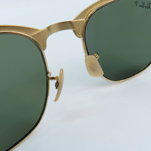実際に弊社で買取させて頂いたRay-Ban/レイバン CLUBMASTER METAL/クラブマスター 偏光 サングラス/アイウェア RB3716 187/58の画像 3枚目