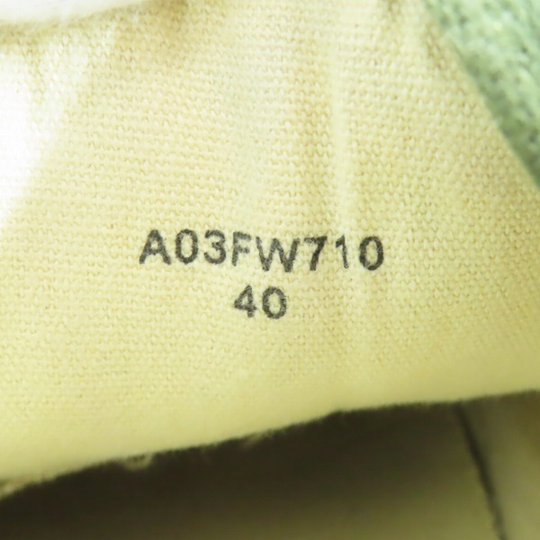 実際に弊社で買取させて頂いたMAISON MIHARAYASUHIRO/メゾンミハラヤスヒロ ミリタリーシューズ A03FW710 /40の画像 5枚目