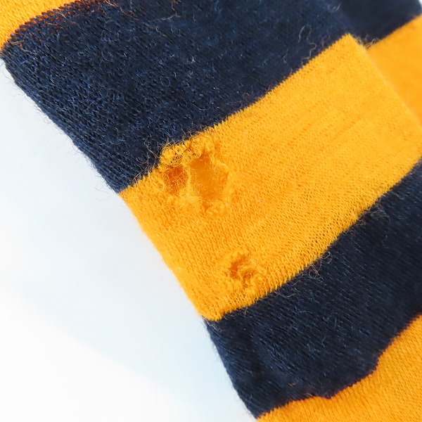 実際に弊社で買取させて頂いたUNDERCOVER/アンダーカバー ボーダーTシャツ UC-7S-CS-01の画像 5枚目