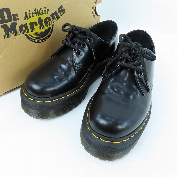 実際に弊社で買取させて頂いたDr.Martens/ドクターマーチン 3ホールシューズ/1461 QUAD PLATFORM LEATHER SHOES 25567001/UK5