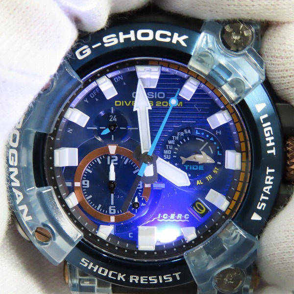 実際に弊社で買取させて頂いたG-SHOCK/Gショック FROGMAN/フロッグマン MASTER OF G-SEA イルクジ 2021/腕時計 GWF-A1000K-2AJRの画像 5枚目