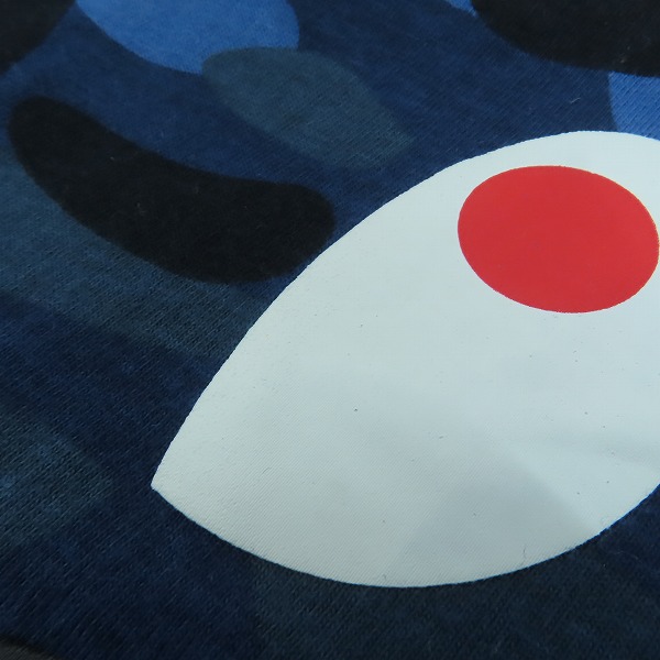 実際に弊社で買取させて頂いたA BATHING APE/アベイシングエイプ COLOR CAMO SEPARATE SHARK TEE シャークＴシャツ XL　の画像 4枚目