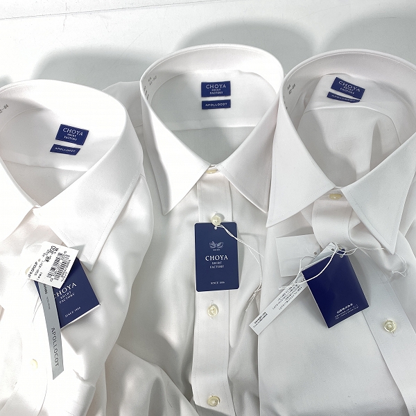 実際に弊社で買取させて頂いた【おまとめ/未使用】CHOYA/チョーヤ ワイシャツの画像 2枚目