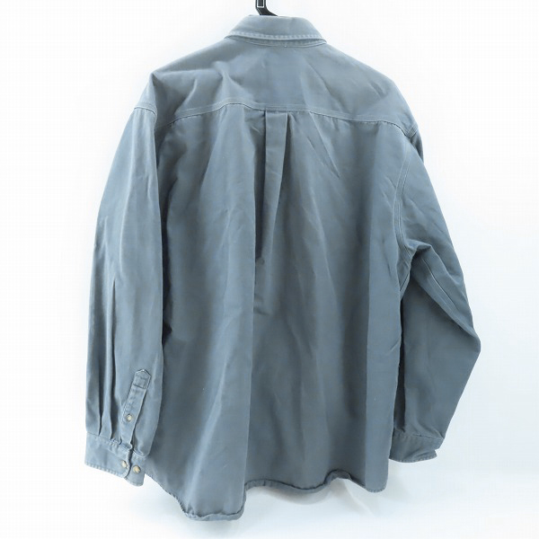 実際に弊社で買取させて頂いたCarhartt/カーハート コットンワークシャツ S09STM /XLの画像 1枚目