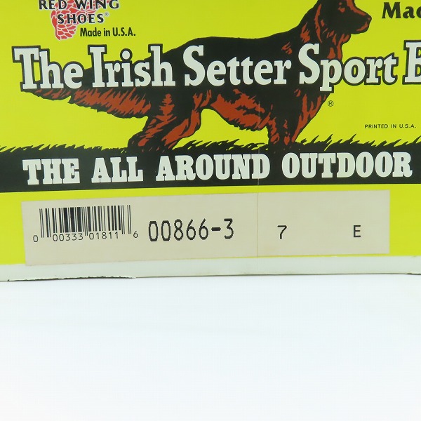 実際に弊社で買取させて頂いたRED WING/レッドウィング 90年代 ペコスブーツ 旧犬タグ 866 /7の画像 9枚目