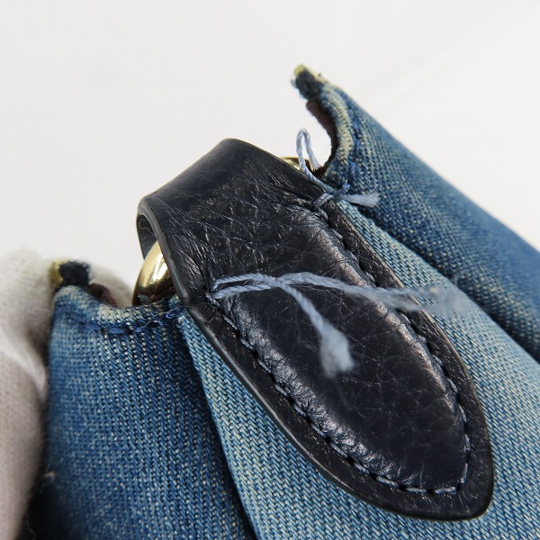 実際に弊社で買取させて頂いたCOACH/コーチ 2WAY ペニー デニム ショルダーバッグ/ハンドバッグ/C2830の画像 7枚目