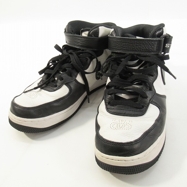 実際に弊社で買取させて頂いたNIKE×STUSSY/ナイキ×ステューシー AIR FORCE 1 '07 MID SP/エアフォース1 ミッド DJ7840-002/28.5の画像 0枚目