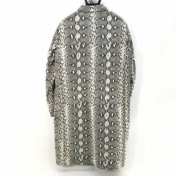 実際に弊社で買取させて頂いたMACKINTOSH×HYKE/マッキントッシュ×ハイク パイソン柄 コート Sの画像 1枚目