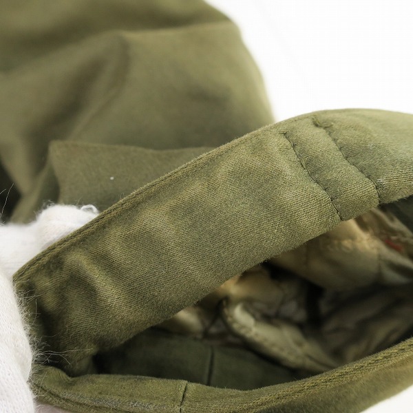 実際に弊社で買取させて頂いたmastermind JAPAN/マスターマインド serenade期 ラクーンファー付きモッズコート 金ボタン MV-C001-02-A/Lの画像 7枚目