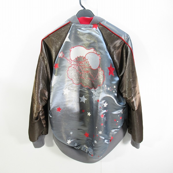 実際に弊社で買取させて頂いた【未使用】UNDERCOVER×Sanrio/アンダーカバー×サンリオ キキララコラボ スカジャン/UC1A1201-1/2の画像 1枚目