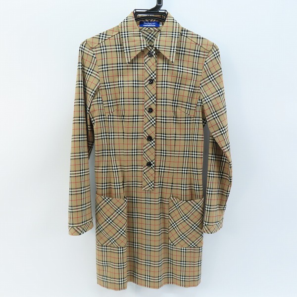 実際に弊社で買取させて頂いたBurberry London BLUE LABEL/バーバリーロンドン ブルーレーベル ノバチェック ワンピース /38