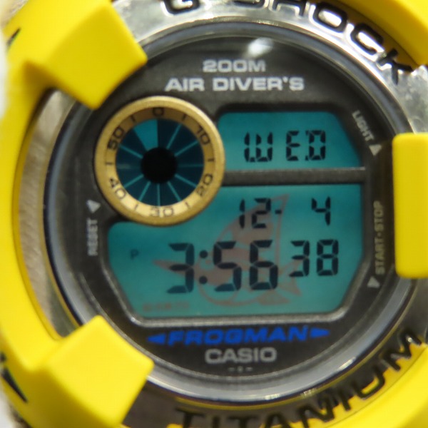 実際に弊社で買取させて頂いたG-SHOCK/Gショック FROGMAN/フロッグマン アメリカズカップ DW-8200AC-9Tの画像 4枚目