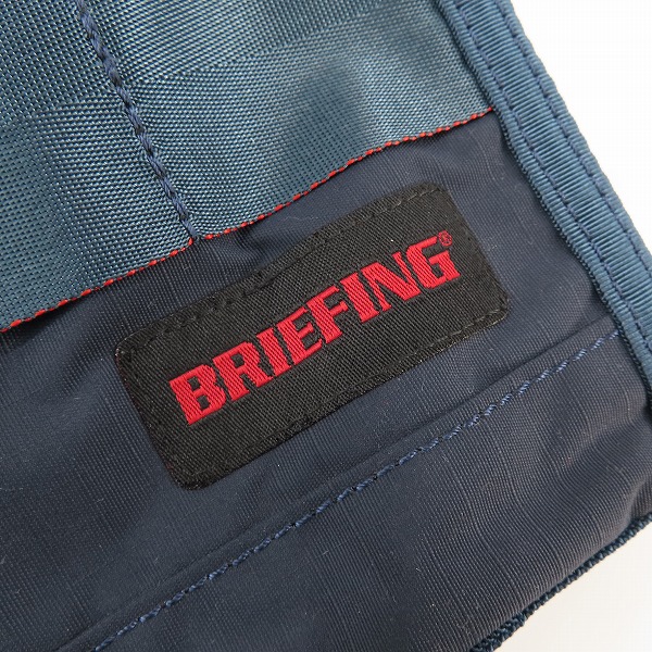実際に弊社で買取させて頂いたBRIEFING/ブリーフィング TRAVEL TAP トラベルタップ クラッチバッグ ネイビーの画像 5枚目