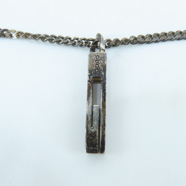 実際に弊社で買取させて頂いたGUCCI/グッチ カットアウトG チェーン ネックレス ネーム入りの画像 1枚目