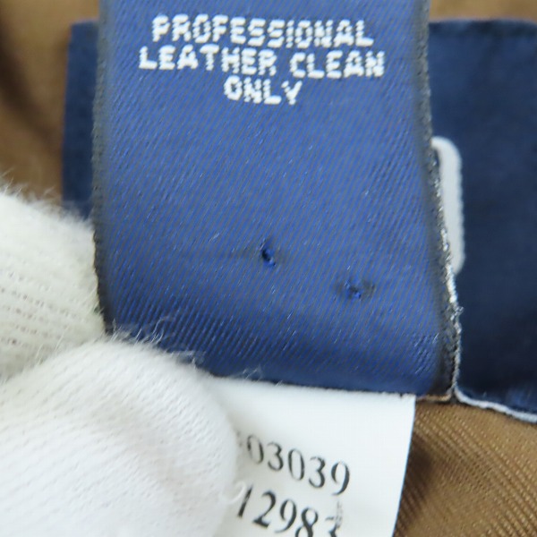 実際に弊社で買取させて頂いたGAP/ギャップ オールド 90sレザージャケット ヴィンテージ /XLの画像 4枚目