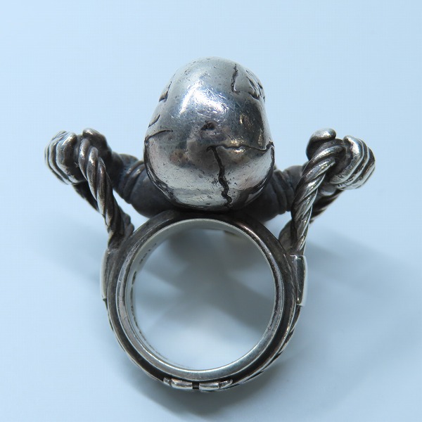 実際に弊社で買取させて頂いたCHROME HEARTS/クロムハーツ FOTI HARRIS CABLE RING/フォティ ハリス ケーブルリング 17号の画像 5枚目