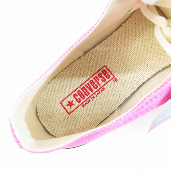 実際に弊社で買取させて頂いた【未使用】CONVERSE/コンバース CANVAS AS J OX キャンバススニーカー 日本製/9.5の画像 4枚目