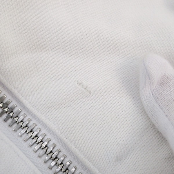 実際に弊社で買取させて頂いたMartin Margiela 14/マルタンマルジェラ ハの字 ジップアップ スウェット パーカー S50HG0006/44の画像 5枚目