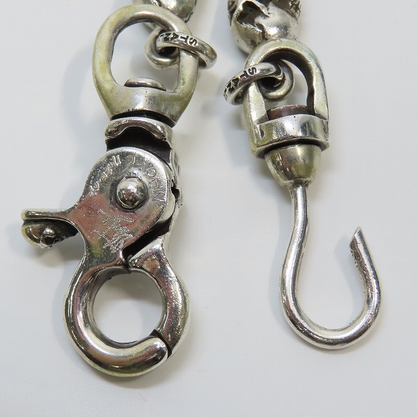 実際に弊社で買取させて頂いたSTANLEY GUESS/スタンリーゲス スカルウォレットチェーンの画像 2枚目