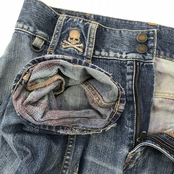 実際に弊社で買取させて頂いたmastermind JAPAN/マスターマインドジャパン 10SS timeless期 デニムパンツ MW-PA03-00-D/Mの画像 5枚目