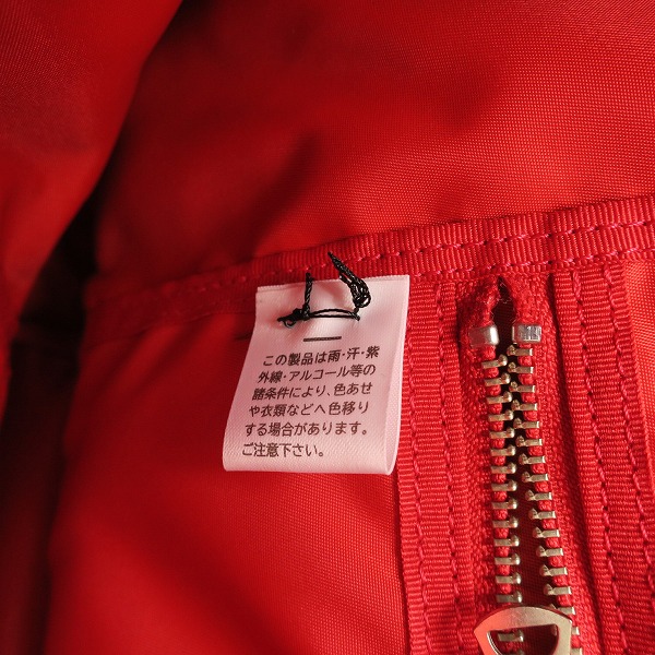 実際に弊社で買取させて頂いたPORTER/ポーター トートバッグ ブラック×レッドの画像 8枚目