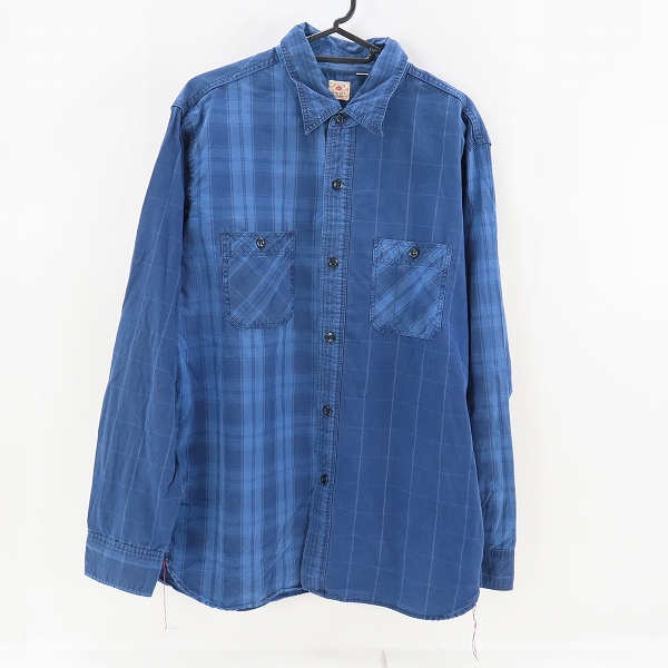 実際に弊社で買取させて頂いたSUGAR CANE/シュガーケーン チェックシャツ SC26736/XL