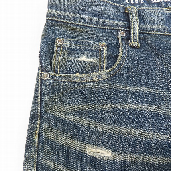 実際に弊社で買取させて頂いたNEIGHBORHOOD/ネイバーフッド Narrow Straight 11EX LEVEL-4 デニムパンツ /111DCNH-PTM14 Sの画像 6枚目