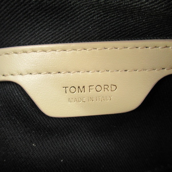 実際に弊社で買取させて頂いたTOM FORD/トムフォード レザー コスメポーチの画像 5枚目
