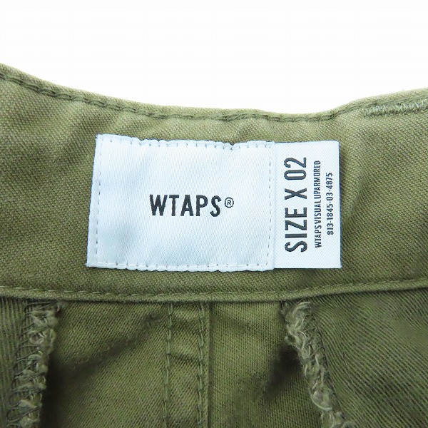 実際に弊社で買取させて頂いたWTAPS/ダブルタップス 19SS JUNGLE ENGLAND SHORTS 01/ジャングル イングランド ショーツ 191WVDT-PTM03/02の画像 2枚目