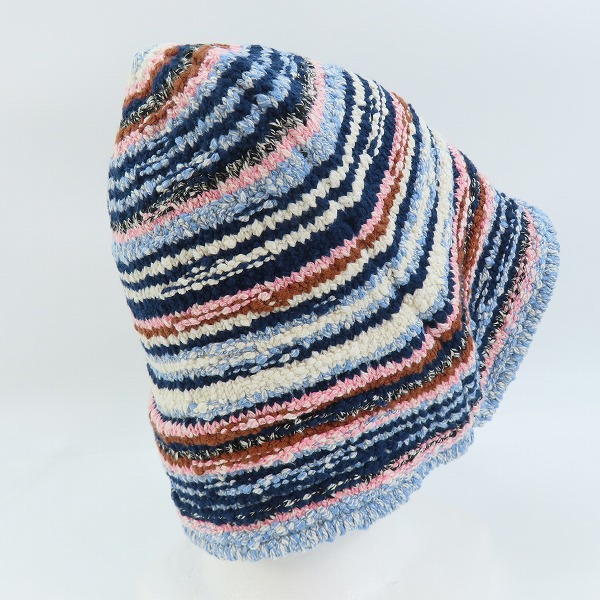 実際に弊社で買取させて頂いたMARNI/マルニ ミックスニット ハット/帽子 マルチカラー/Lの画像 3枚目